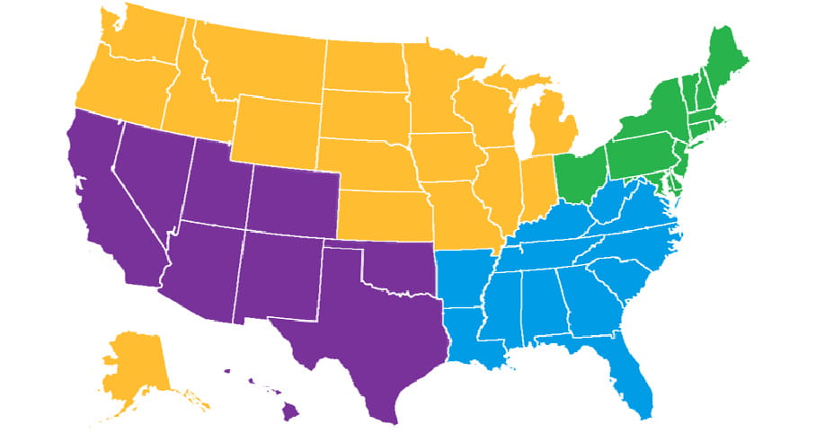 Regional Map July 2022