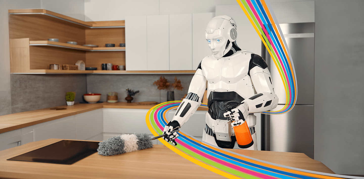 Robot cleaning